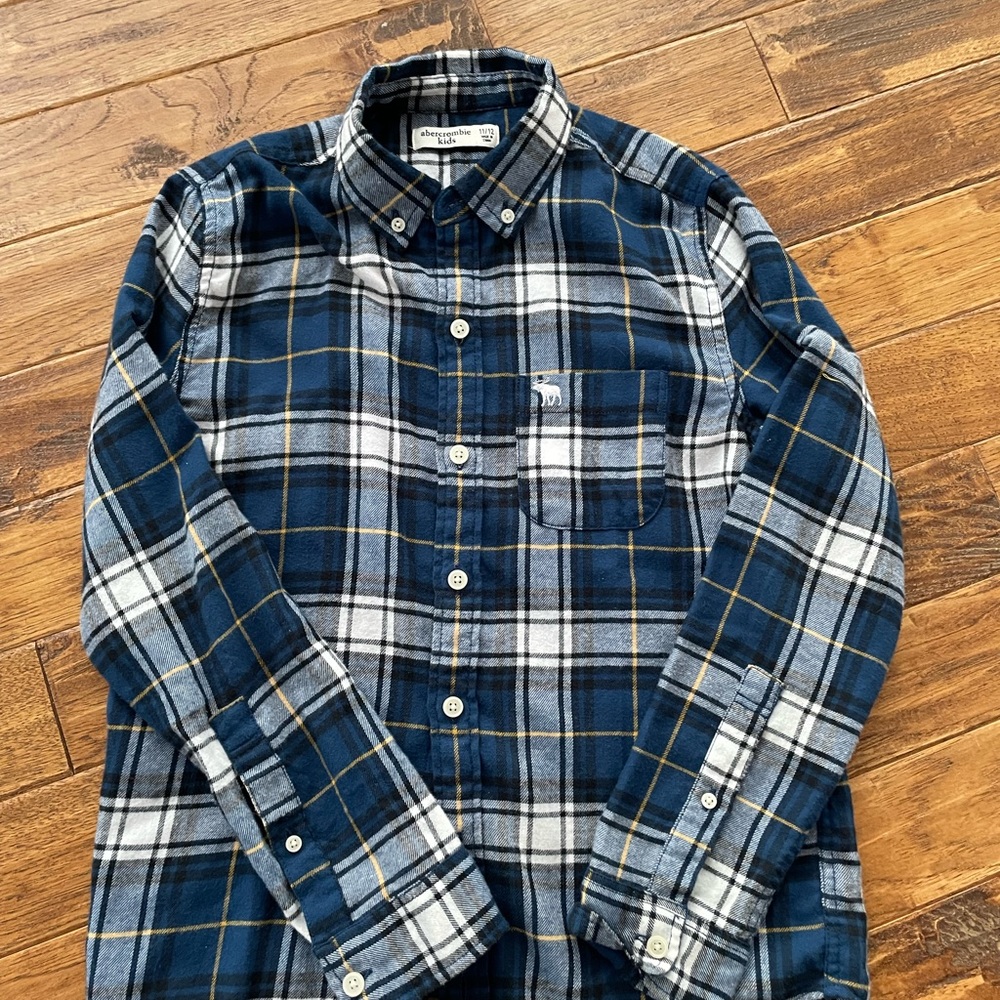 Abercrombie Boys Plaid Shirt